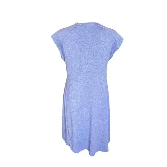 Patagonia Worn Wear Women's W's Seabrook Bandha Dress Blue Heathered Size XL - Picture 4 of 9